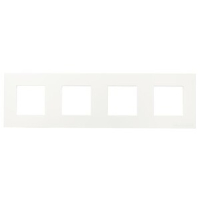 Рамка четырехместная, альпийский белый ABB 2CLA227410N1101
