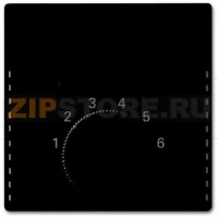 Накладка для терморегулятора, чёрный бархат ABB 2CKA001710A4020