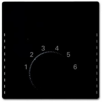 Накладка для терморегулятора, чёрный бархат ABB 2CKA001710A4020