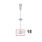 Washer 18x6.4x1.6mm Bear Varimixer AR40 VL-1S                                                           