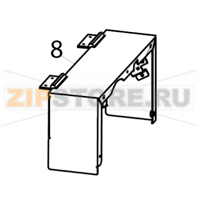 Front cover (lh) set Sato LT408 LH Front cover (lh) set Sato LT408 LHЗапчасть на деталировке под номером: 8Название запчасти на английском языке: Front cover (lh) set Sato LT408 LH.