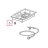 Rubber foot Robot Coupe R 301 Ultra