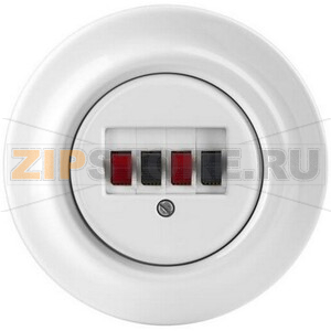Розетка аудио, белый фарфор ABB 2CHK290404C4004 