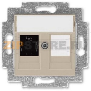 Розетка компьютерная, кофе макиато ABB 2CHH295117A6018 