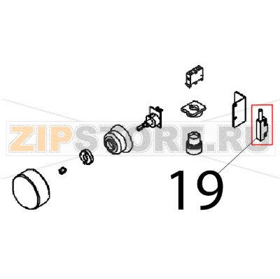 Microinterr. magnetico Angelo Po FX82E2T Microinterr. magnetico Angelo Po FX82E2TЗапчасть на деталировке под номером: 19