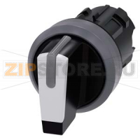 АКТУАТОР ПОВОРОТНОГО ПЕРЕКЛЮЧАТЕЛЯ С ВОЗМОЖНОСТЬЮ ПОДСВЕТКИ, 22MM, КРУГЛ., ПЛАСТИК С МЕТАЛЛИЧЕСКИМ ФРОНТАЛЬНЫМ КОЛЬЦОМ, РУКОЯТКА КОРОТКАЯ ЧЁРНАЯ С БЕЛОЙ ВСТАВКОЙ, 3 КОММУТАЦИОННЫХ ПОЛОЖЕНИЯ: I>O-II, БЕЗ ФИКСАЦИИ В ЛЕВОМ ПОЛОЖЕНИИ РУКОЯТКИ, С ФИКСАЦИЕЙ В П