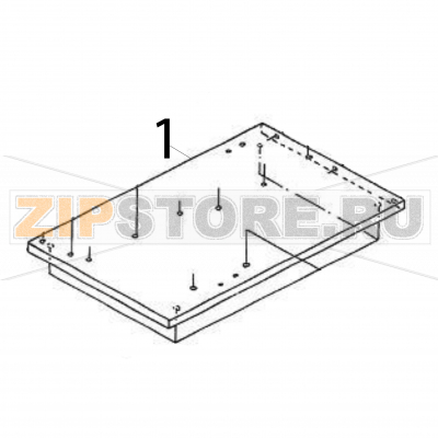 Base frame Sato M84Pro Base frame Sato M84ProЗапчасть на деталировке под номером: 1Название запчасти на английском языке: Base frame Sato M84Pro.