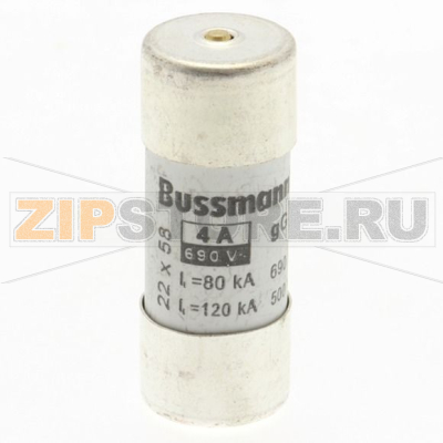 Предохранитель, 4 A, AC 690 В, 80 кА, 22x58 мм, gL/gG, IEC Eaton CYL FUSE &gt;STR &gt;22x58 4A GG 690 