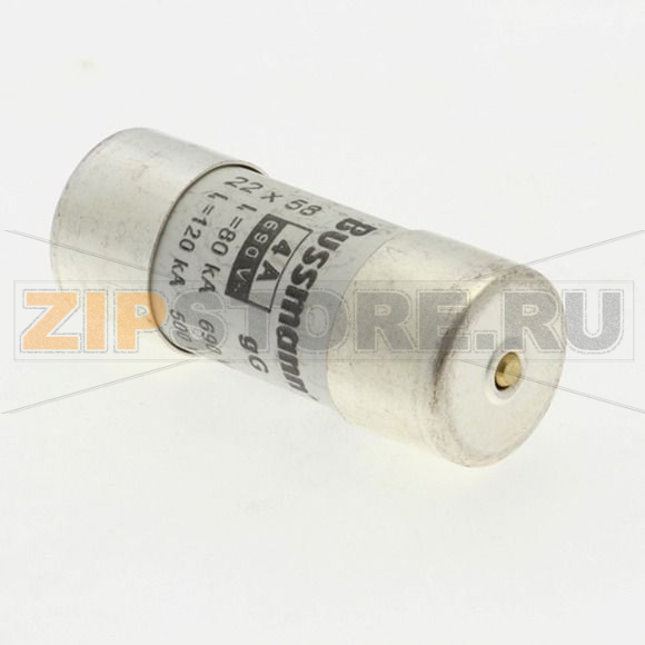 Предохранитель, 4 A, AC 690 В, 80 кА, 22x58 мм, gL/gG, IEC Eaton CYL FUSE >STR >22x58 4A GG 690 