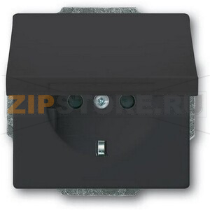 Розетка 16 А, 250 В, антрацитовая ABB 2496.00 