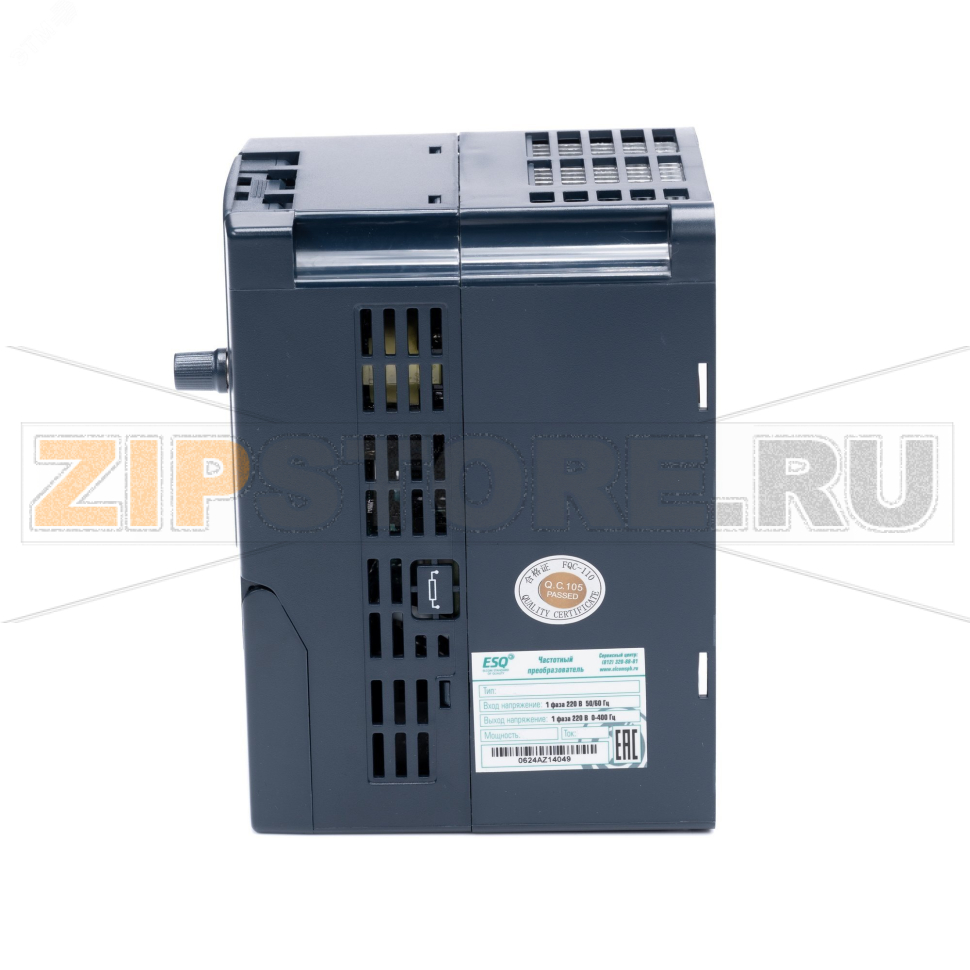 Преобразователь частоты 1.5 кВт, 200-260 В ESQ 08.04.215491 