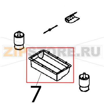 Scatola ingresso aria Angelo Po FX101G2 Scatola ingresso aria Angelo Po FX101G2Запчасть на деталировке под номером: 7
