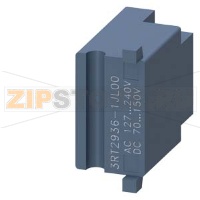 ОГРАНИЧИТЕЛЬ ПЕРЕНАПРЯЖЕНИЯ (ВАРИСТОР) СО СВЕТОДИОДОМ, 127 ... 240В АС, 70 ... 150В DC, ДЛЯ КОНТАКТОРА ТИПОРАЗМЕРА S2 Siemens 3RT2936-1JL00