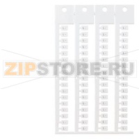 inscription label, front, with L-, horizontal, terminal width: 5 mm, H: 7 mm, white Siemens 8WA8347-2AG