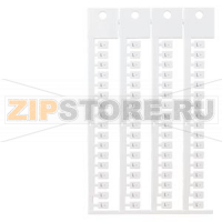 inscription label, front, with L-, horizontal, terminal width: 5 mm, H: 7 mm, white Siemens 8WA8347-2AG