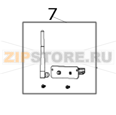 Модуль Wi-Fi TSC TTP-368MT Модуль Wi-Fi для принтера TSC TTP-368MTЗапчасть на деталировке под номером: 7