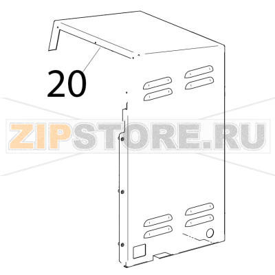Carcassa motore Fimar PF40E Carcassa motore Fimar PF40EЗапчасть на деталировке под номером: 20