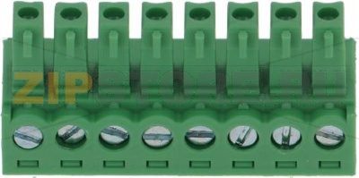 TERMINAL BLOCK 8-POLES PITCH 3.81 