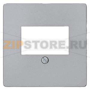 DELTA I-SYSTEM АЛЮМИН.МЕТАЛЛИК НАКЛАДКА TAE РОЗЕТКИ 55X55MM Siemens 5TG1256-2 