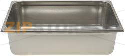 СЛИВНОЙ ЛОТОК ИЗ НЕРЖ. СТАЛИ GN 1/1 530X325XH150 ММ 
