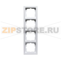 Рамка четырехместная, белая ABB 2TKA000409G1