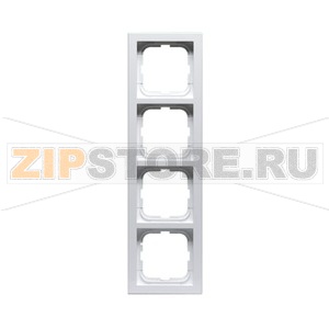 Рамка четырехместная, белая ABB 2TKA000409G1 