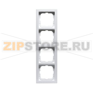 Рамка четырехместная, белая ABB 2TKA000409G1 