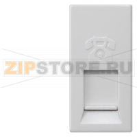 DELTA M-SYSTEM ТИТАНОВО БЕЛЫЙ МОДУЛЬНАЯ JACK РОЗЕТКА CAT3 RJ11 6/4 С ВЫКЛЮЧАТЕЛЕМ Siemens 5TG9874-1TW