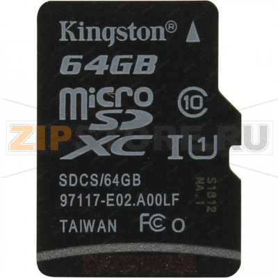 Карта памяти 64 Гб Kingston SDCS-64GBSP 