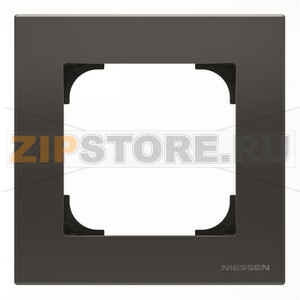 Рамка одноместная, чёрный бархат ABB 2CLA857100A1501 