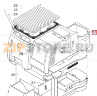 Coper. gri. RAL7021 Saeco Royal Digital Plus