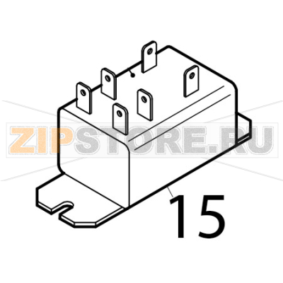 Relay Silanos N700 PS Relay Silanos N700 PSЗапчасть на деталировке под номером: 15