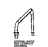 External water pipe + stainless Unox XFT 195
