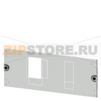 SIVACON S4 Masking frame SENTRON 3VA 3VA20 (up to 100 A) 3VA21 (up to 160 A) 3VA22 (up to 250 A) 4-pole, 3-pole + N Mounting position horizontal Fixed mounting Number of switches 1 Height 200 mm Width 600 mm Siemens 8PQ2020-6BA40