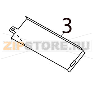 Paper guide A Toshiba TEC B-SX4T-GS10/20-QP Paper guide A Toshiba TEC B-SX4T-GS10/20-QPЗапчасть на деталировке под номером: 3