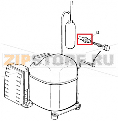 Ventilgehause Scotsman AF 80   Ventilgehause Scotsman AF 80Запчасть на сборочном чертеже под номером: 12Название запчасти Scotsman на немецком&nbsp;языке: Ventilgehause Scotsman AF 80