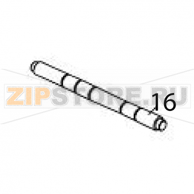 Shaft (tension) Sato TG312 Shaft (tension) Sato TG312Запчасть на деталировке под номером: 16Название запчасти на английском языке: Shaft (tension) Sato TG312.