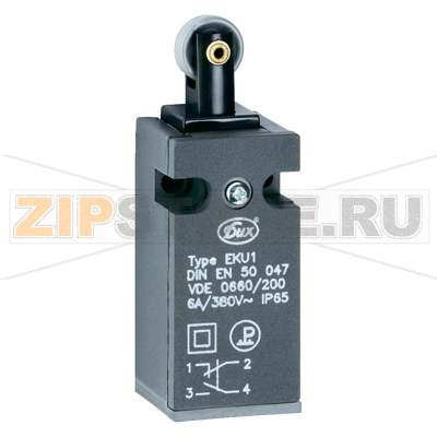 Выключатель концевой с роликом 380 В/AC, 6 А, IP65, 1 шт Schlegel EKU1-KR 