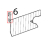 Curtain bracket (right) Scotsman AC 86