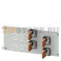 SIVACON S4 Cable connection form 3 VL250, 4-pole Height 200 mm fixed/motorized operating mechanism, plug-in/rotating, 8UC withdrawable/rotating Siemens 8PQ6000-7BA58