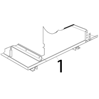 Water drip tray S.S. Scotsman MAR 78 SPLIT