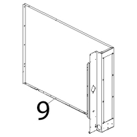 Fianco DX inox Unox XB 403