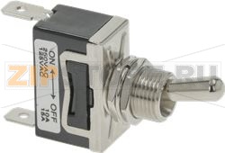 РЫЧАЖНОЙ ДВУХПОЛЮСНЫЙ ПЕРЕКЛЮЧАТЕЛЬ 10 А, 250 В 