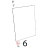 Internal glass hinge seal Unox XB 895
