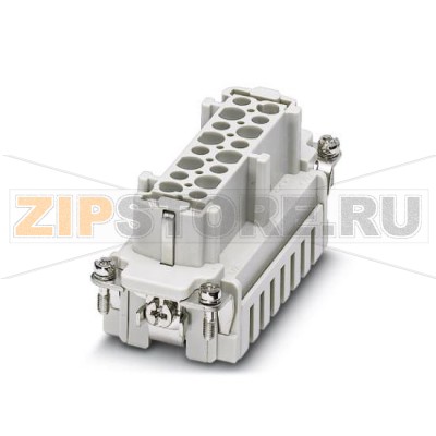 Корпус HEAVYCON с гнездовыми контактами для B16 Phoenix Contact HC-B 16-EBUZ с 16 контактами, пружинные зажимы.Минимальный заказ: 1 шт.Упаковка: 1 шт.