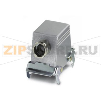Корпус с кабельным сальником Phoenix Contact HC-D 50-TMQ-76/M1PG21S с двумя защелками, высота 76 мм, с резьбовым соединением, 1x Pg21, боковое подключение кабеля.Минимальный заказ: 10 шт.Упаковка: 10 шт.