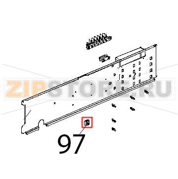 Morsett. a pettine Unox XBC 804 Morsett. a pettine Unox XBC 804Запчасть на деталировке под номером: 97