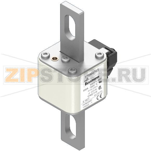 Предохранитель, 550 A, AC 690 В, 200 кА, size 1, 53x69x136 мм, aR, IEC UL Eaton FUSE 550A 690V 