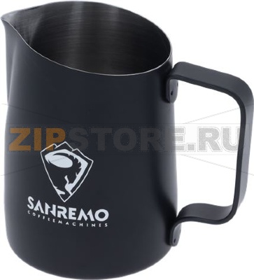 MILK JUG SANREMO BLACK 0.45 L 
