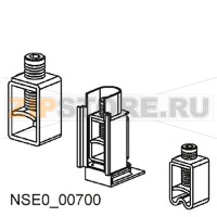 АКСЕССУАР ДЛЯ VL150XUL, (CG FRAME) РАМОЧНЫЙ ЗАЖИМS COMPRISES 3 BOX TERMINALS 3 ПОЛ. Siemens 3VL9120-4TC31